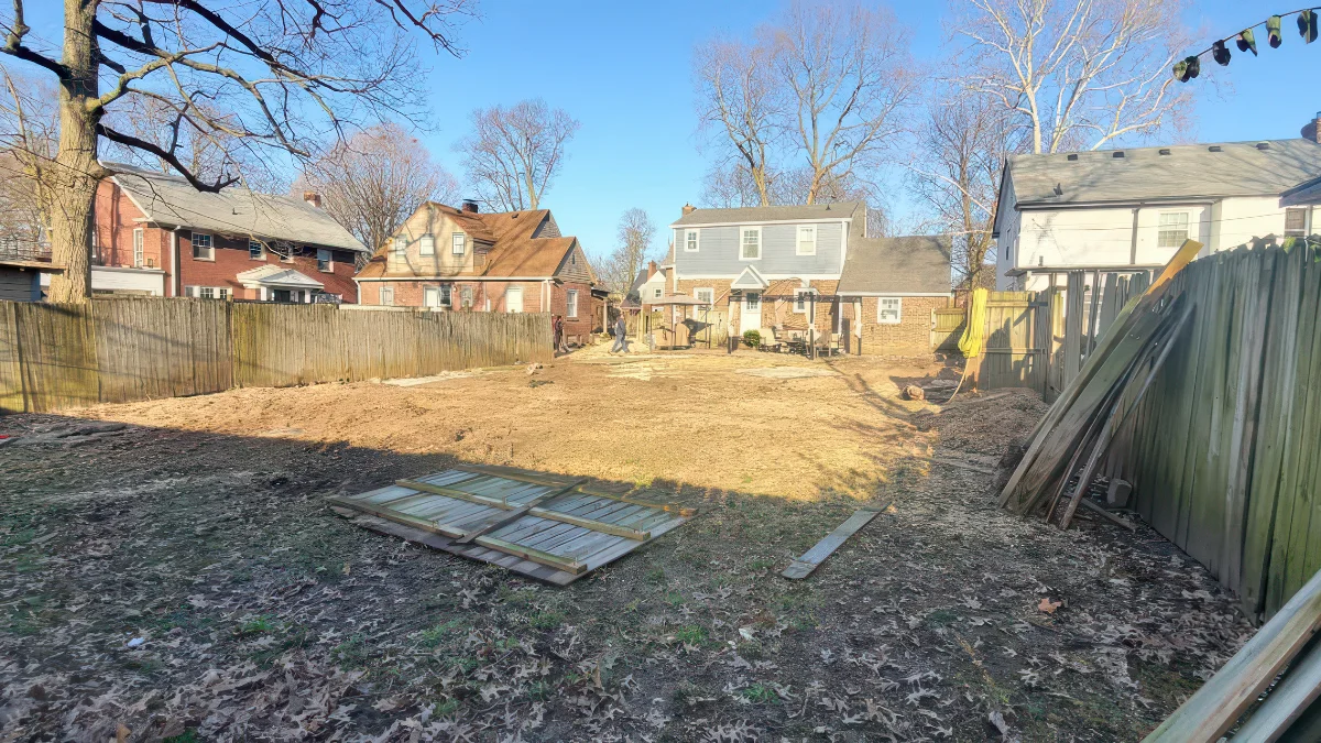 ASAP Tree and Crane Service performing lot clearing in Indianapolis Indiana for construction project